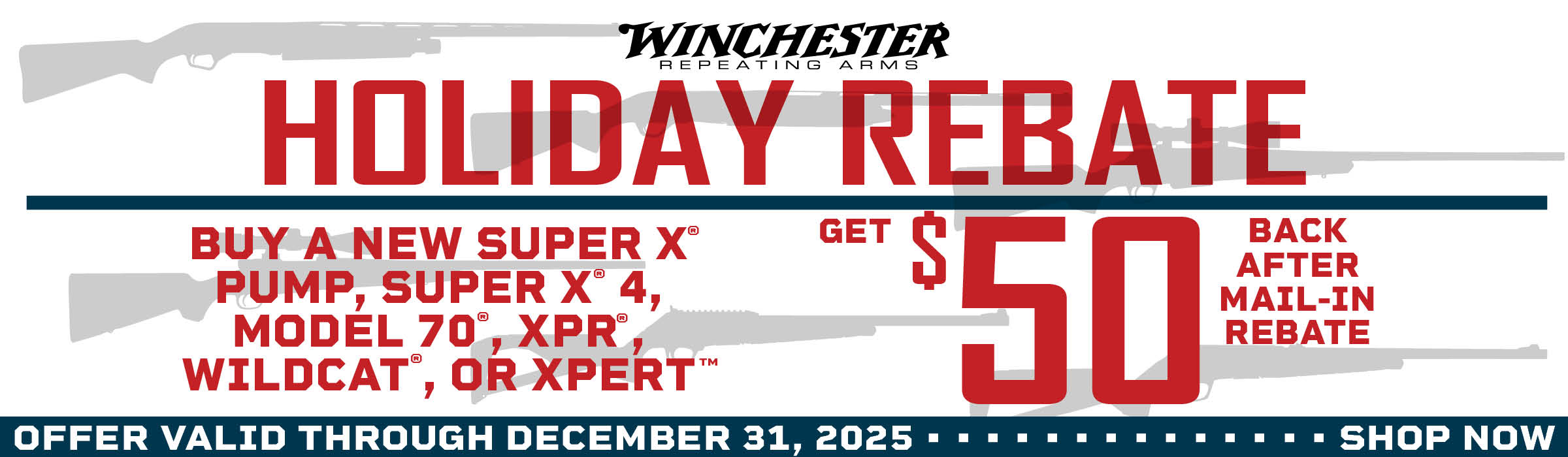 Winchester 2025 Holiday Rebate